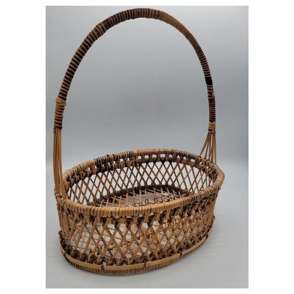 Vintage Handmade Woven Basket Set - Picture 7 of 7